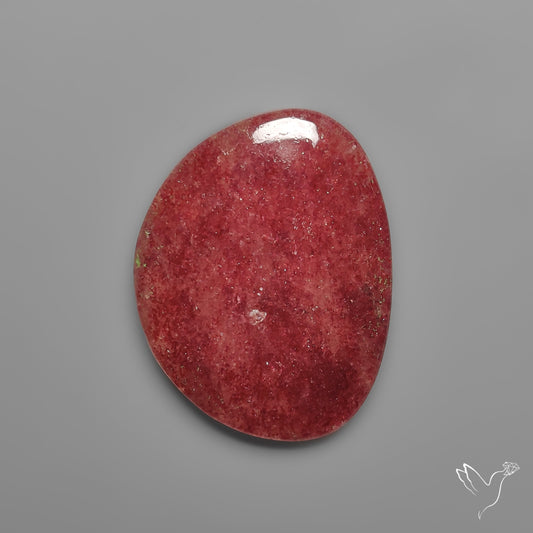 Strawberry Quartz Cherry Tanzurine Cabochon