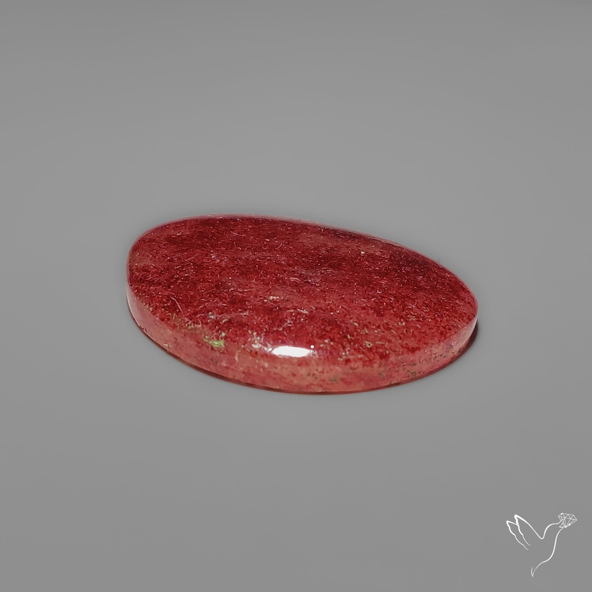 Strawberry Quartz Cherry Tanzurine Cabochon