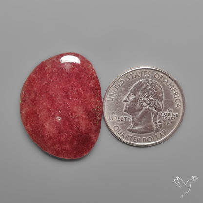 Strawberry Quartz Cherry Tanzurine Cabochon