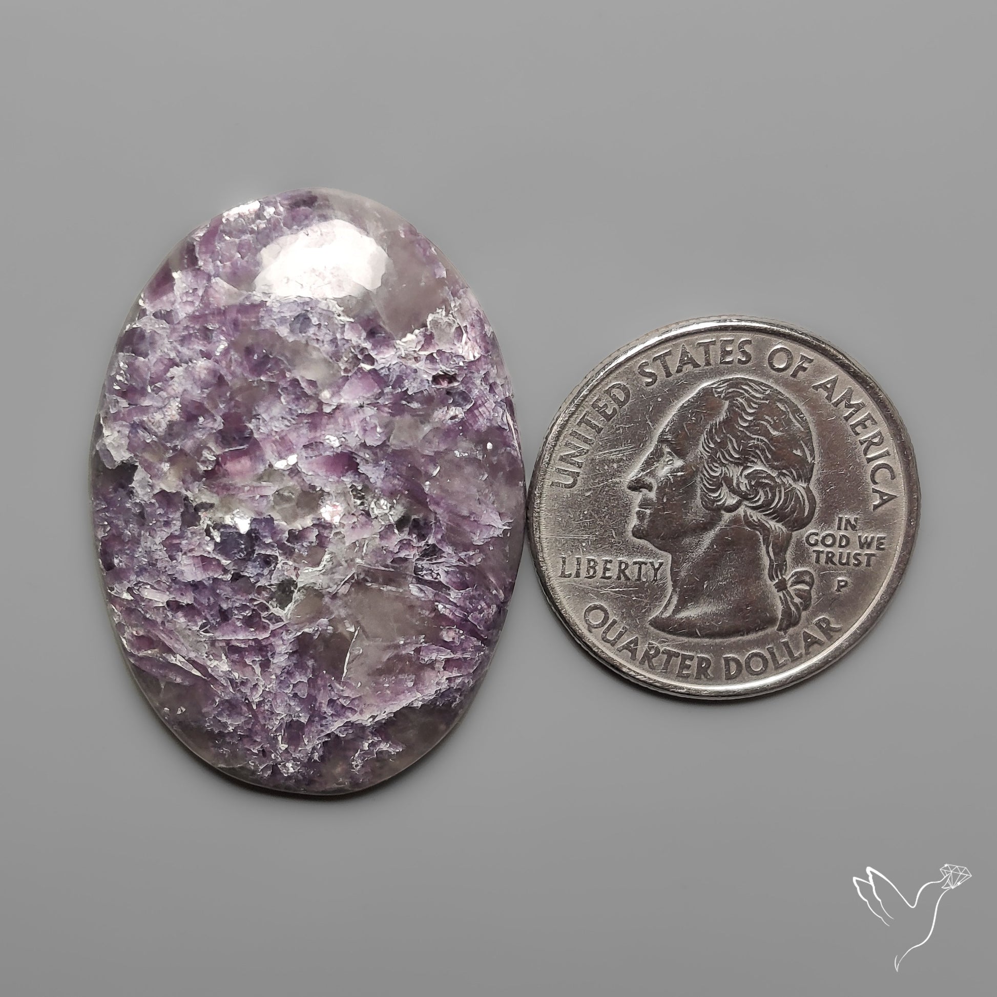 Lepidolite Cabochon