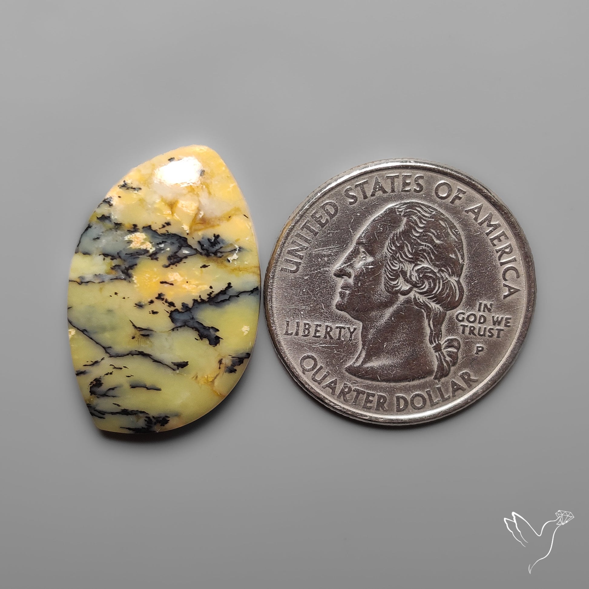 Australian Yellow Dendrtitic Agate