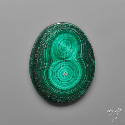 Malachite Stalactite Slice