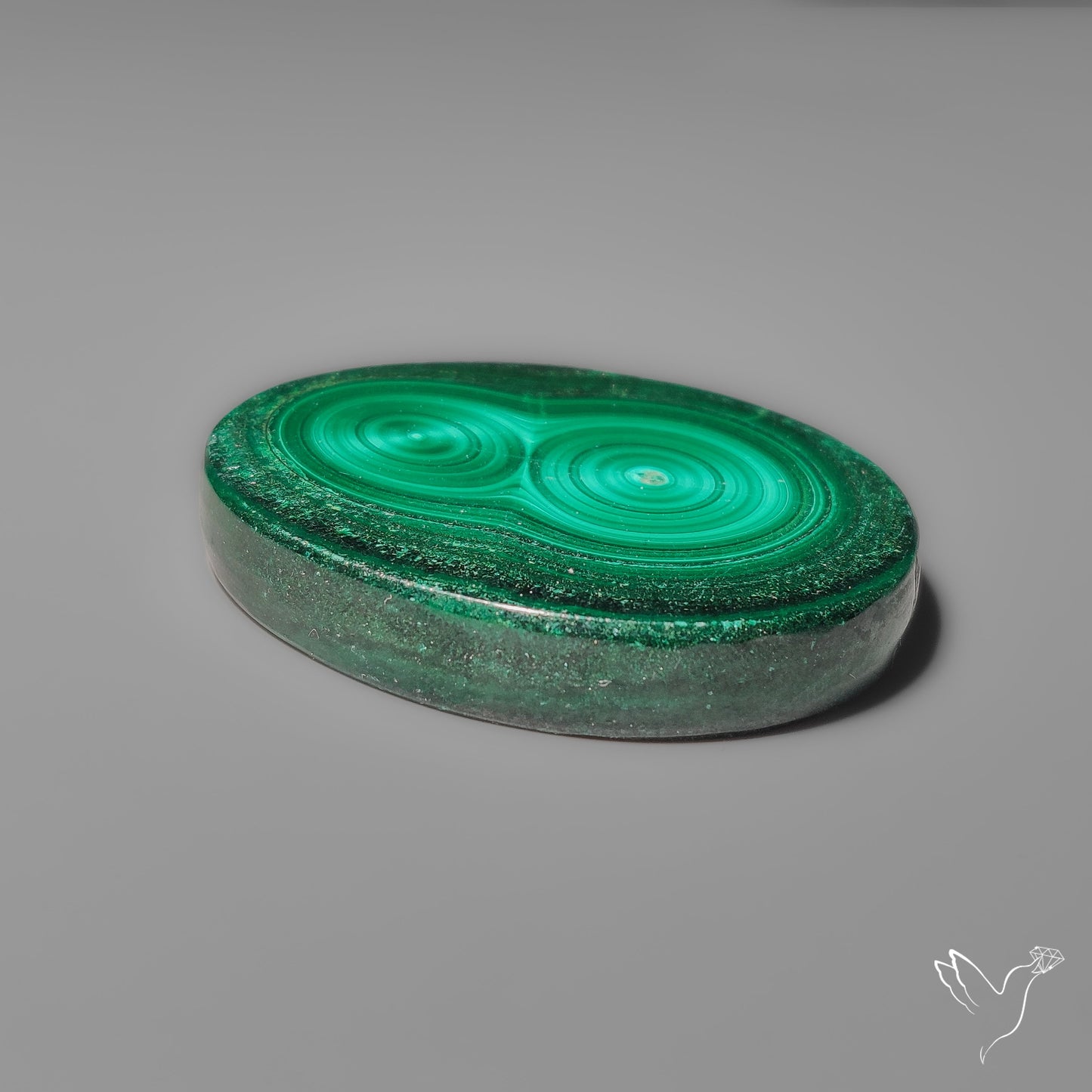 Malachite Stalactite Slice