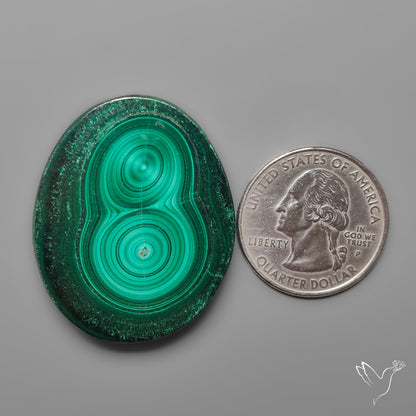 Malachite Stalactite Slice