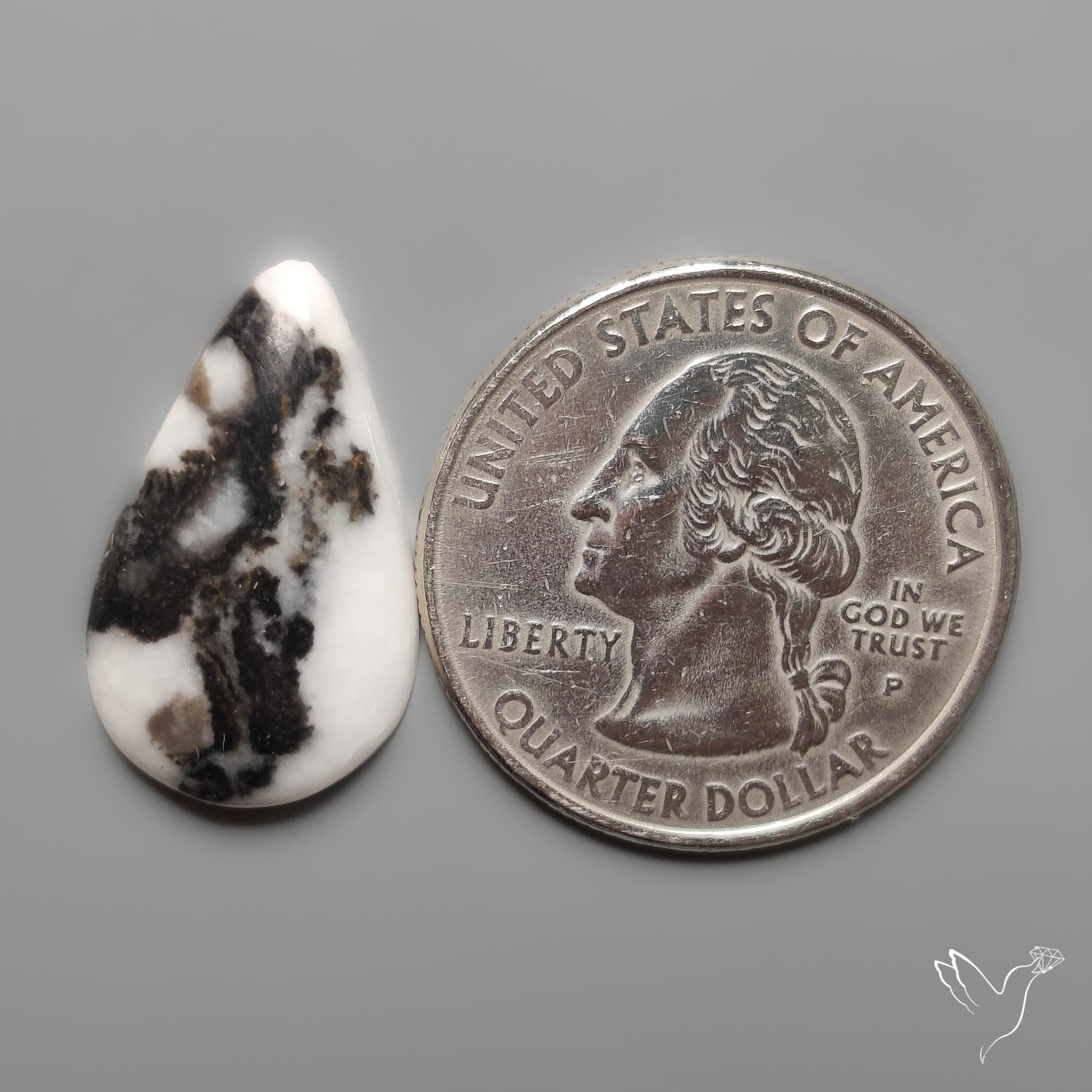 White Buffalo Turquoise Cabochon