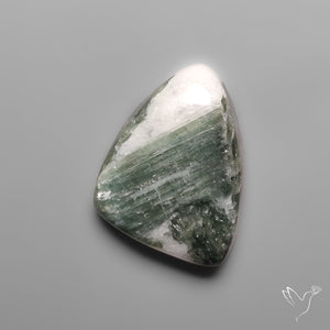 Flashy Green Tourmaline in Quartz