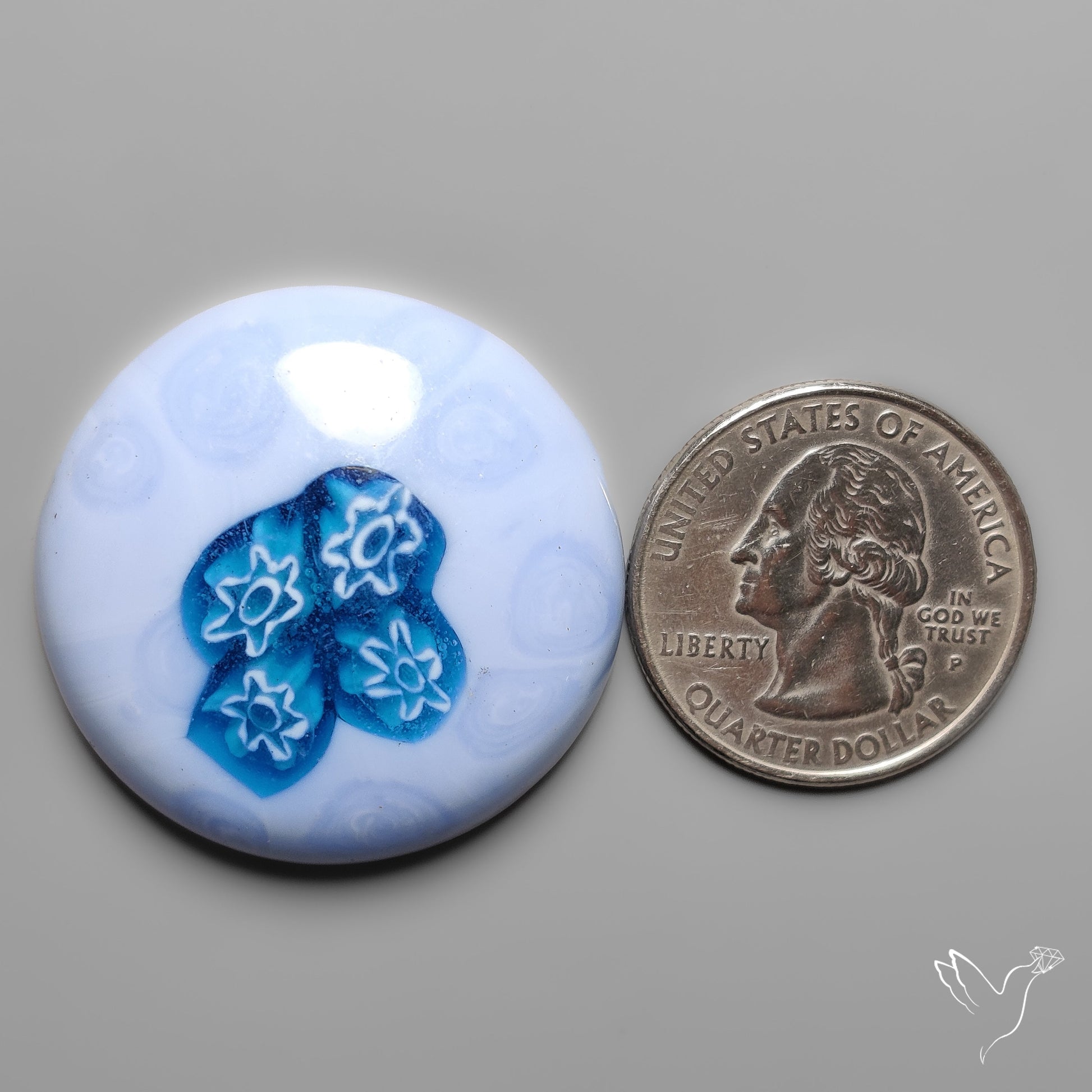 MilleFiori Glass Cabochon