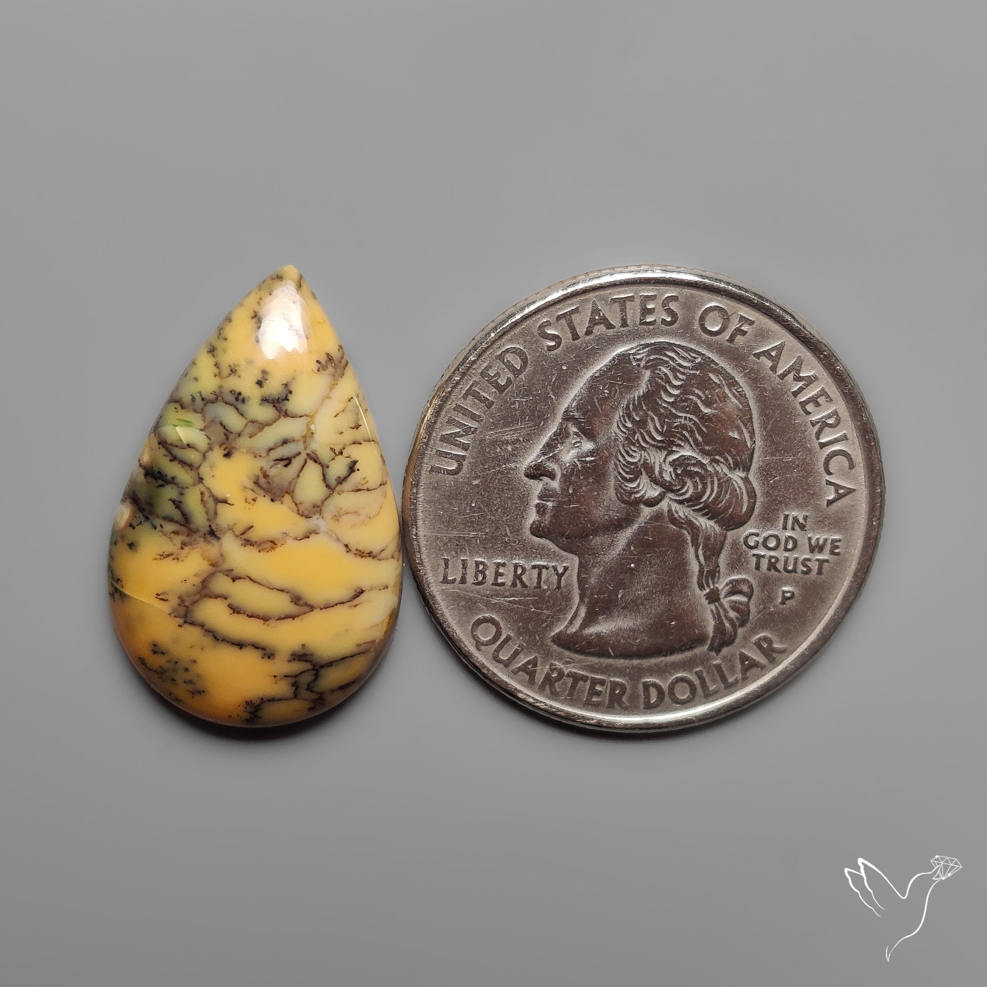 Australian Yellow Dendrtitic Agate