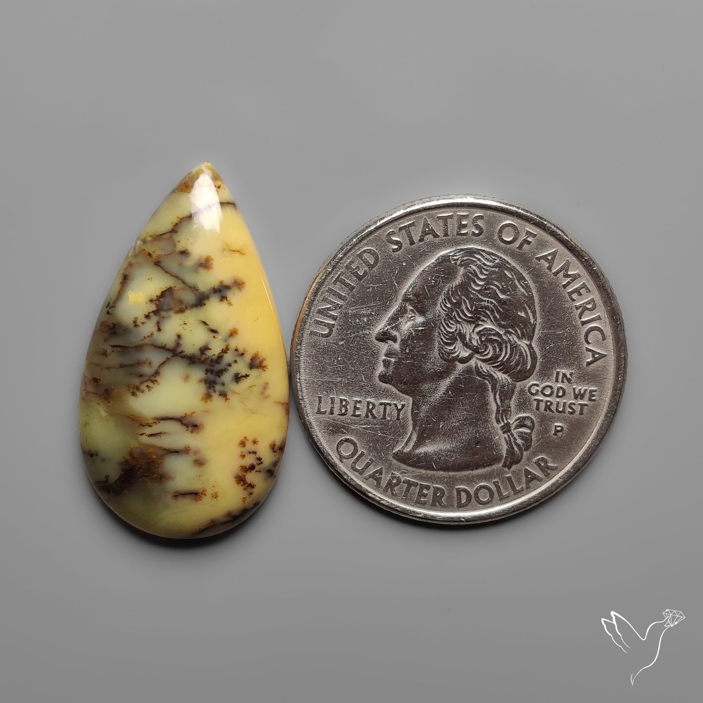 Australian Yellow Dendrtitic Agate
