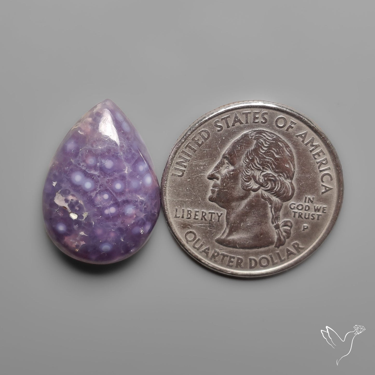 Grape Agate Cabochon