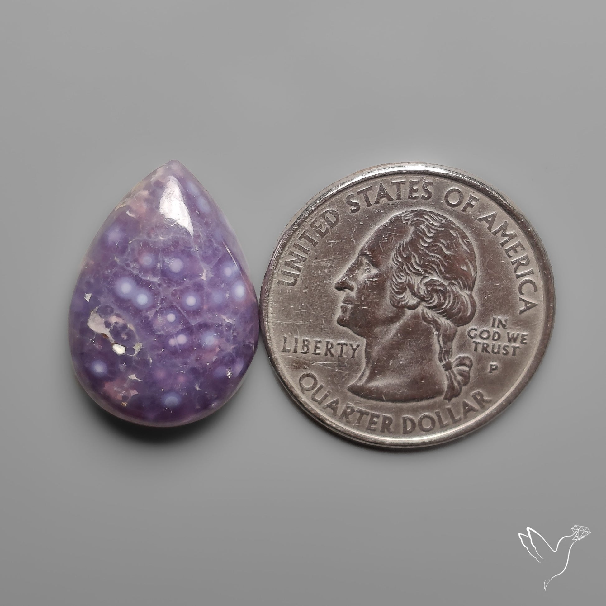 Grape Agate Cabochon