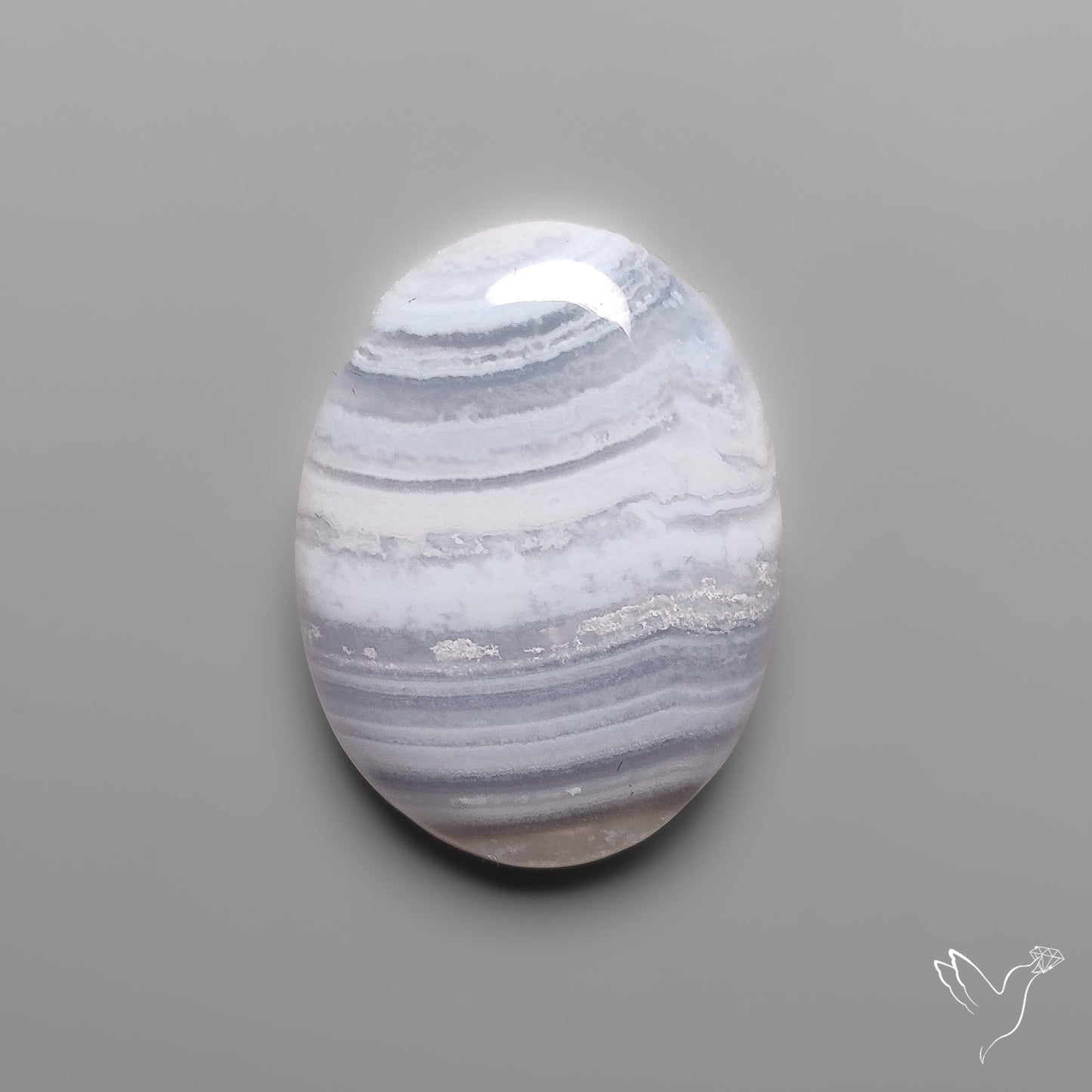 Blue Lace Agate Cabochon