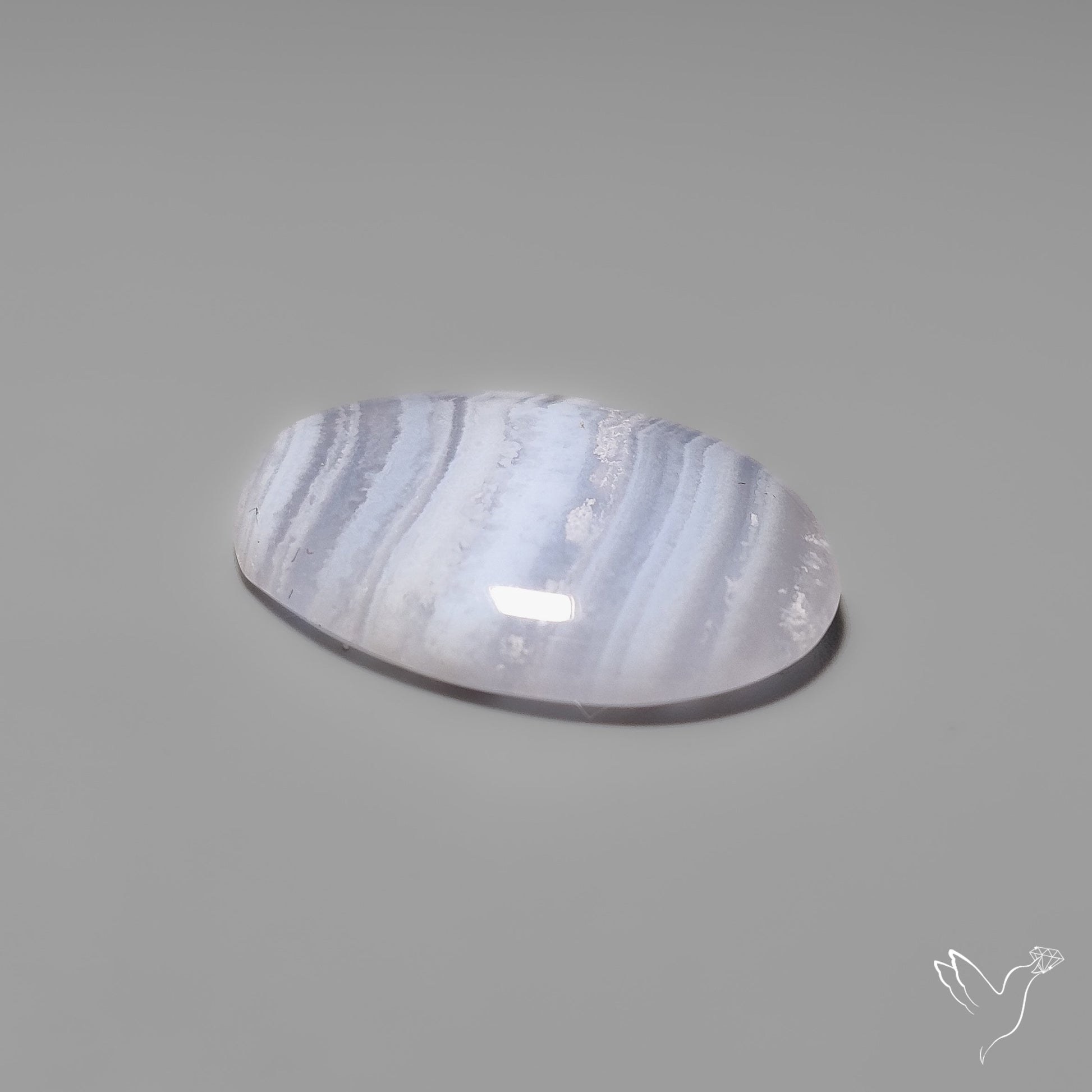 Blue Lace Agate Cabochon
