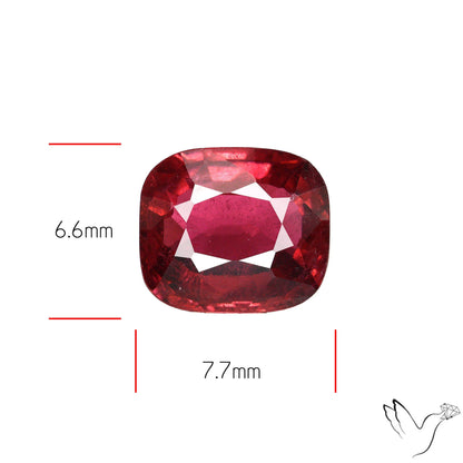 Natural Rubellite Pink Tourmaline Faceted High Grade