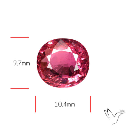 Natural Pink Tourmaline Faceted High Grade Rubellite