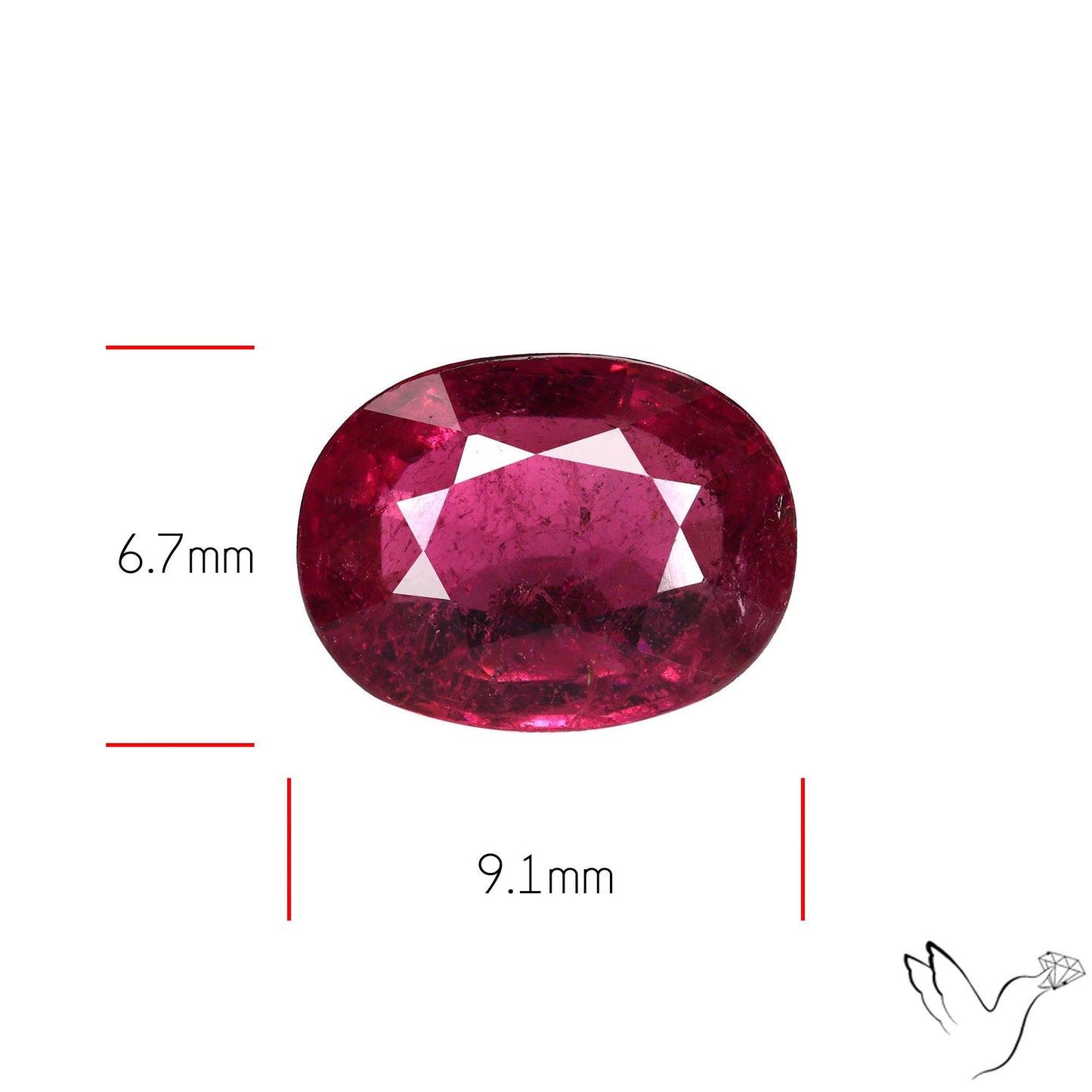 Natural Pink Tourmaline Faceted High Grade Rubellite