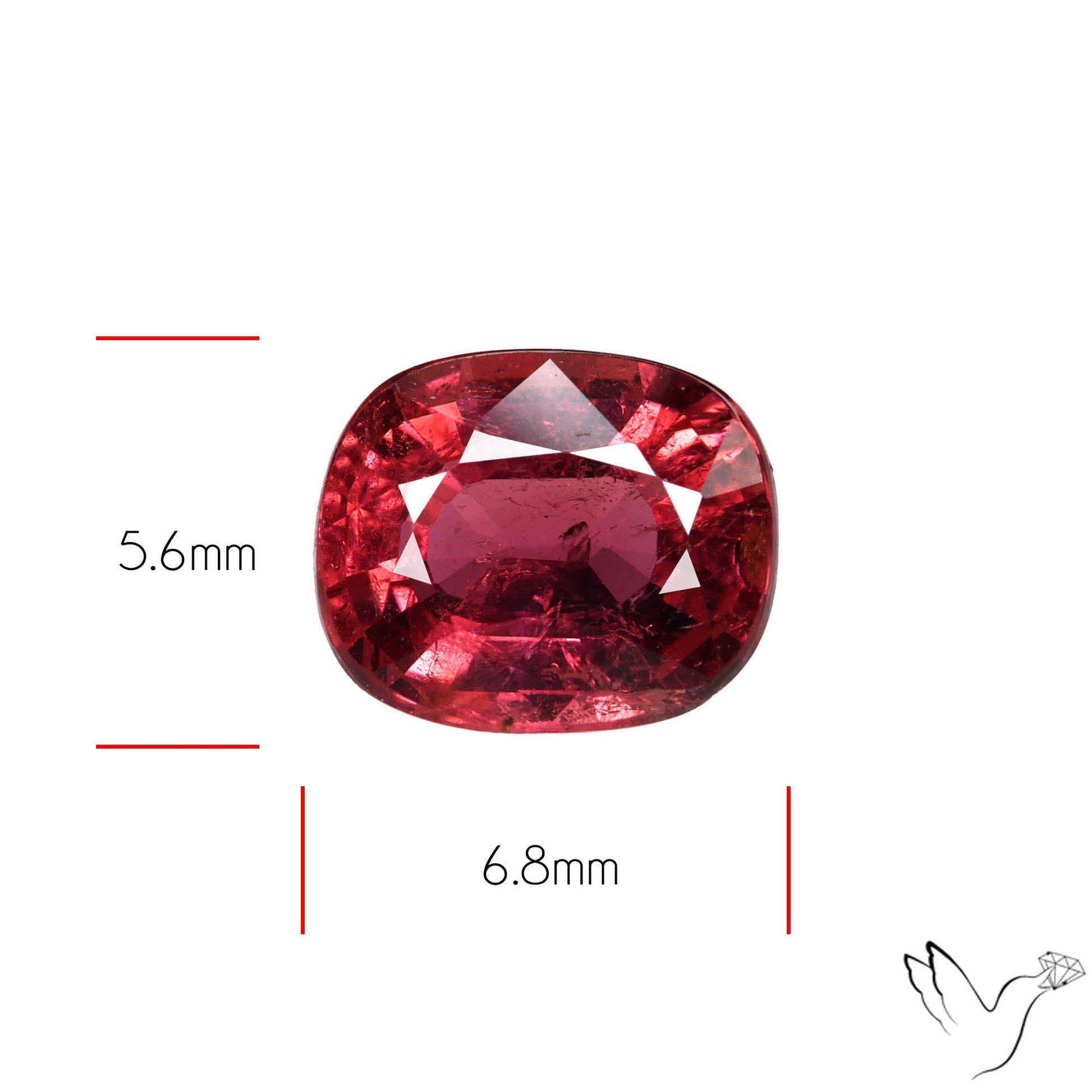 Natural Pink Tourmaline Faceted High Grade Rubellite