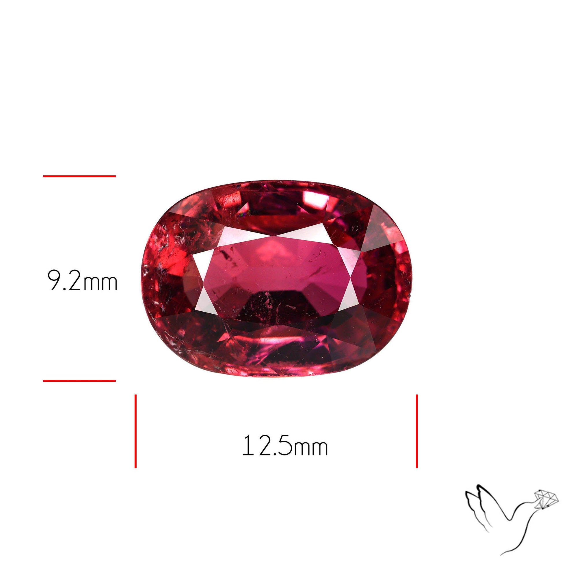 Natural Rubellite Pink Tourmaline Faceted High Grade