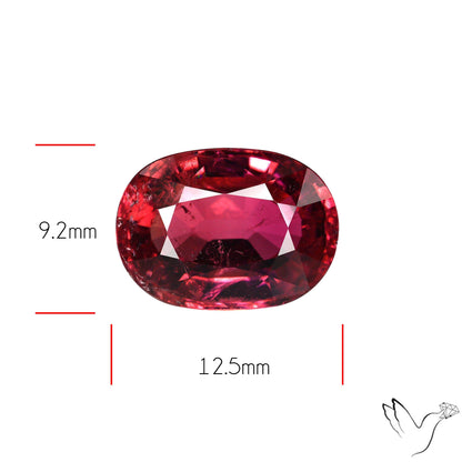 Natural Rubellite Pink Tourmaline Faceted High Grade