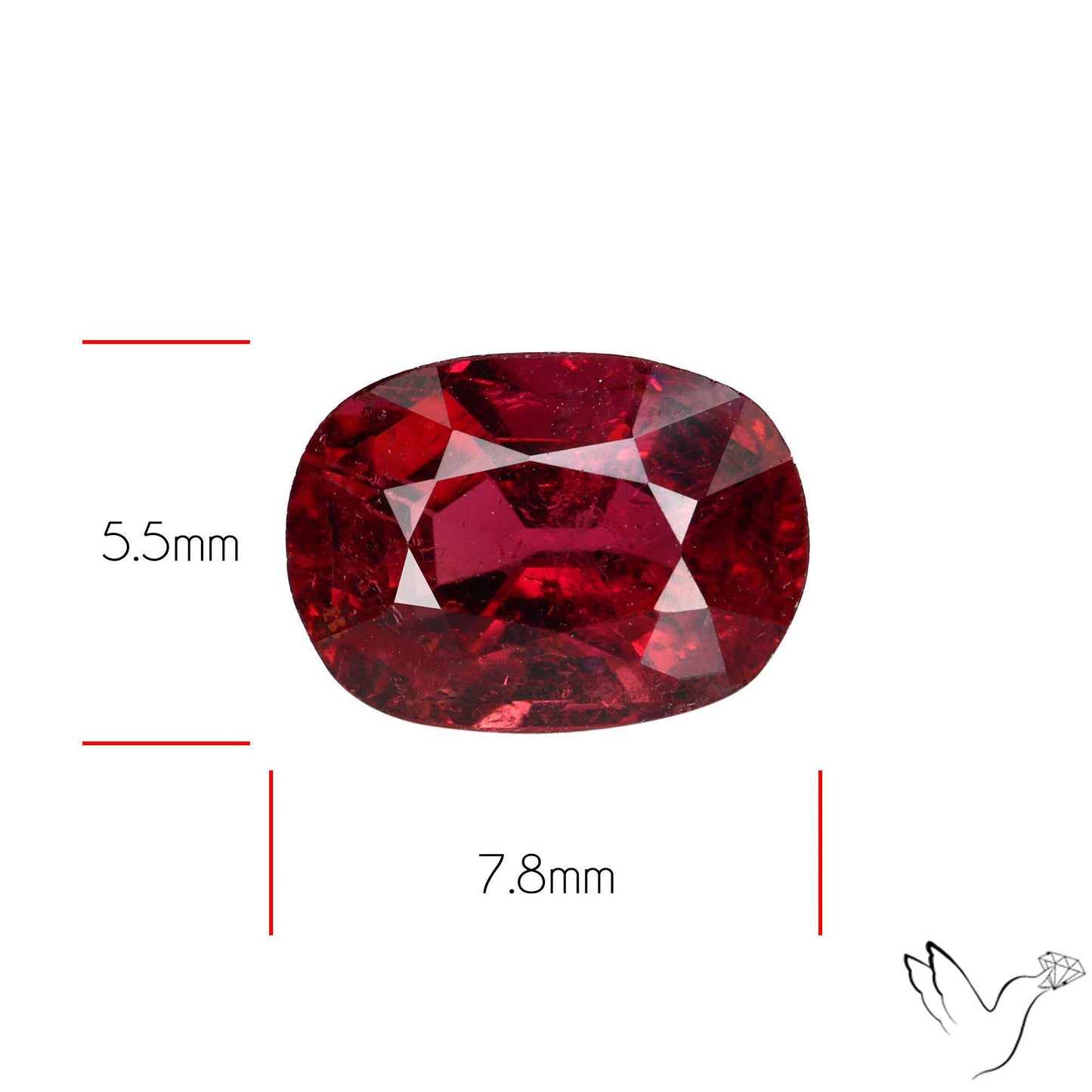 Natural Pink Tourmaline Faceted High Grade Rubellite