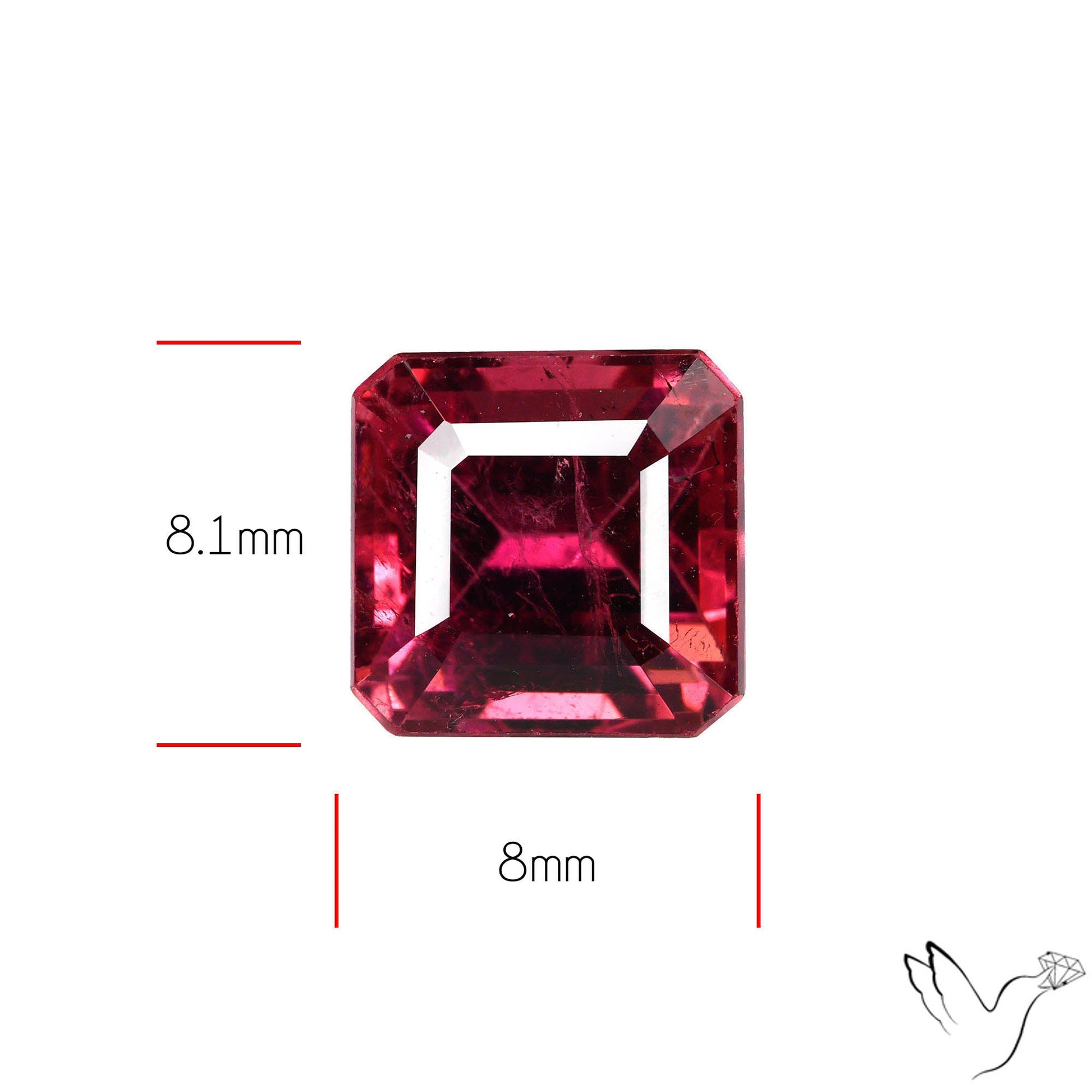 Natural Pink Tourmaline Faceted High Grade Rubellite