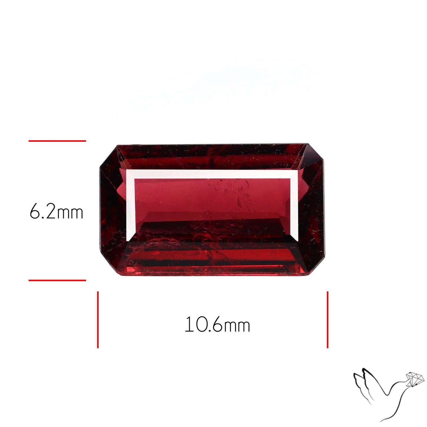 Natural Rubellite Pink Tourmaline Faceted High Grade