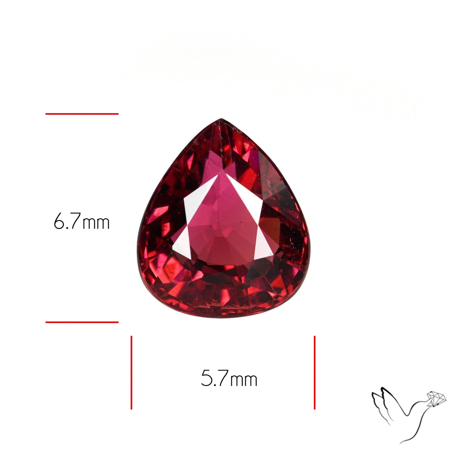 Natural Pink Tourmaline Faceted High Grade Rubellite