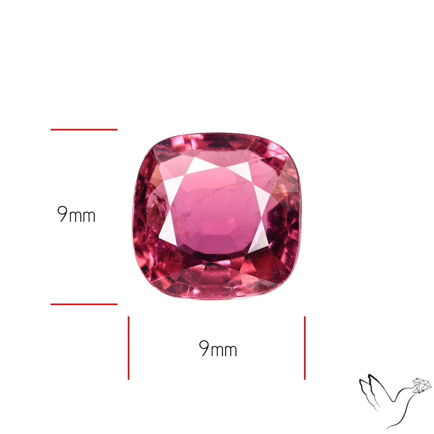 Natural Pink Tourmaline Faceted High Grade Rubellite