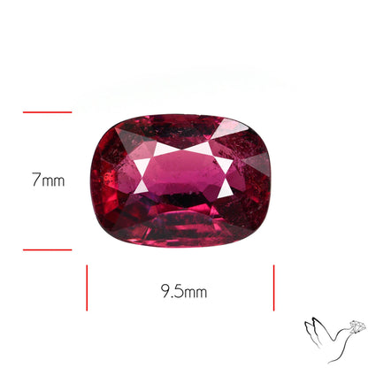 Natural Rubellite Pink Tourmaline Faceted High Grade