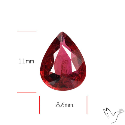Natural Rubellite Pink Tourmaline Faceted High Grade