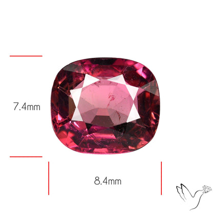 Natural Pink Tourmaline Faceted High Grade Rubellite