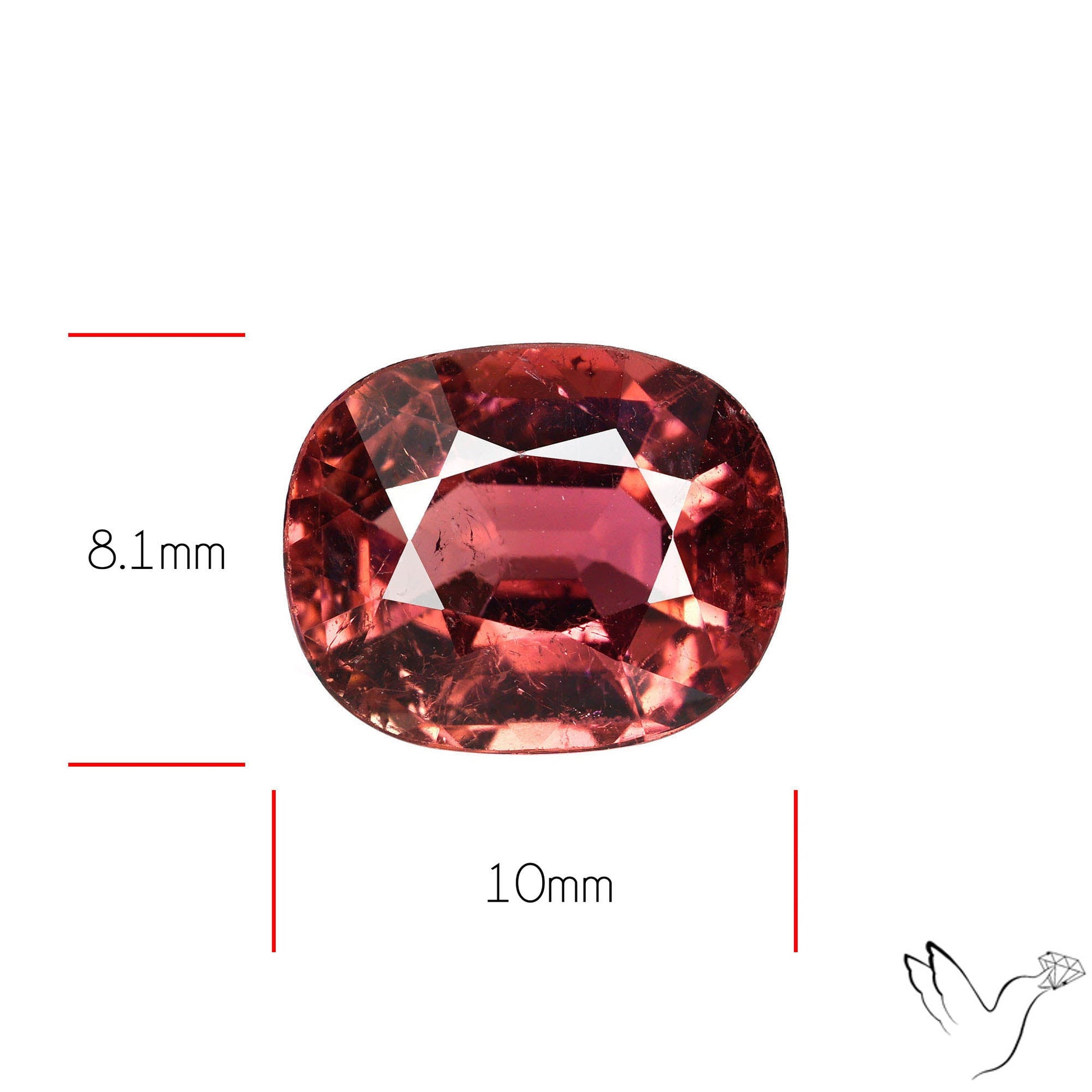 Natural Pink Tourmaline Faceted High Grade Rubellite