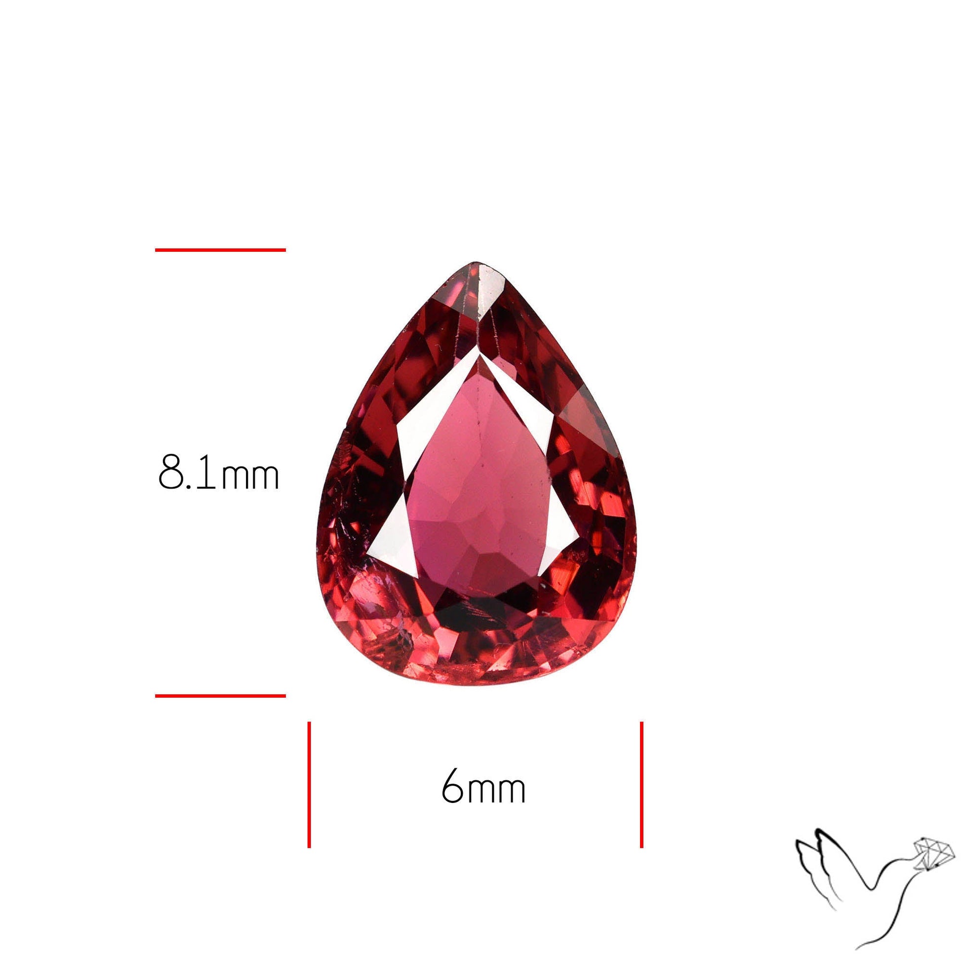 Natural Pink Tourmaline Faceted High Grade Rubellite