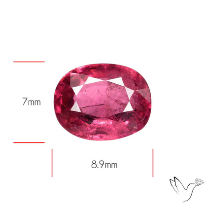 Natural Pink Tourmaline Faceted High Grade Rubellite