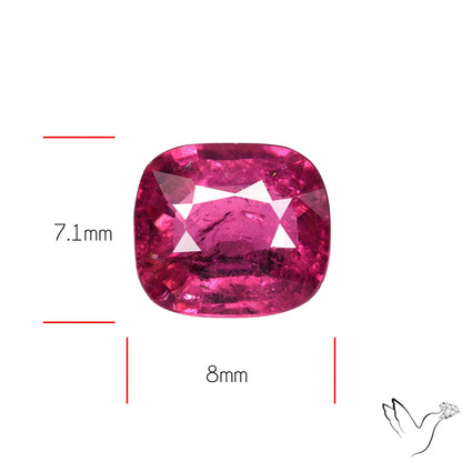 Natural Pink Tourmaline Faceted High Grade Rubellite