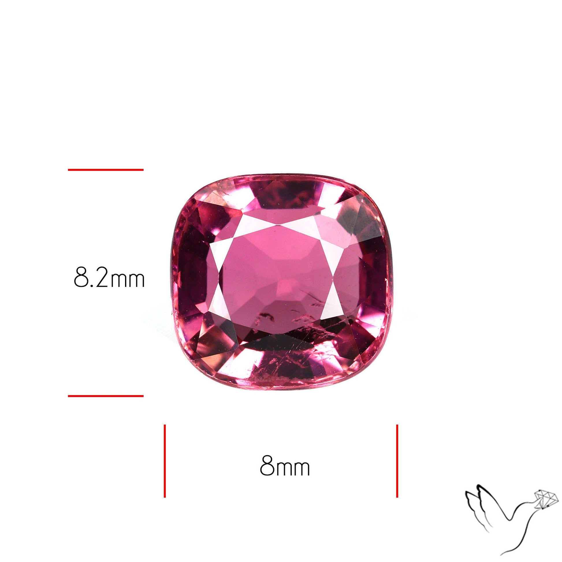 Natural Pink Tourmaline Faceted High Grade Rubellite