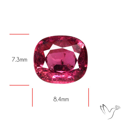 Natural Pink Tourmaline Faceted High Grade Rubellite