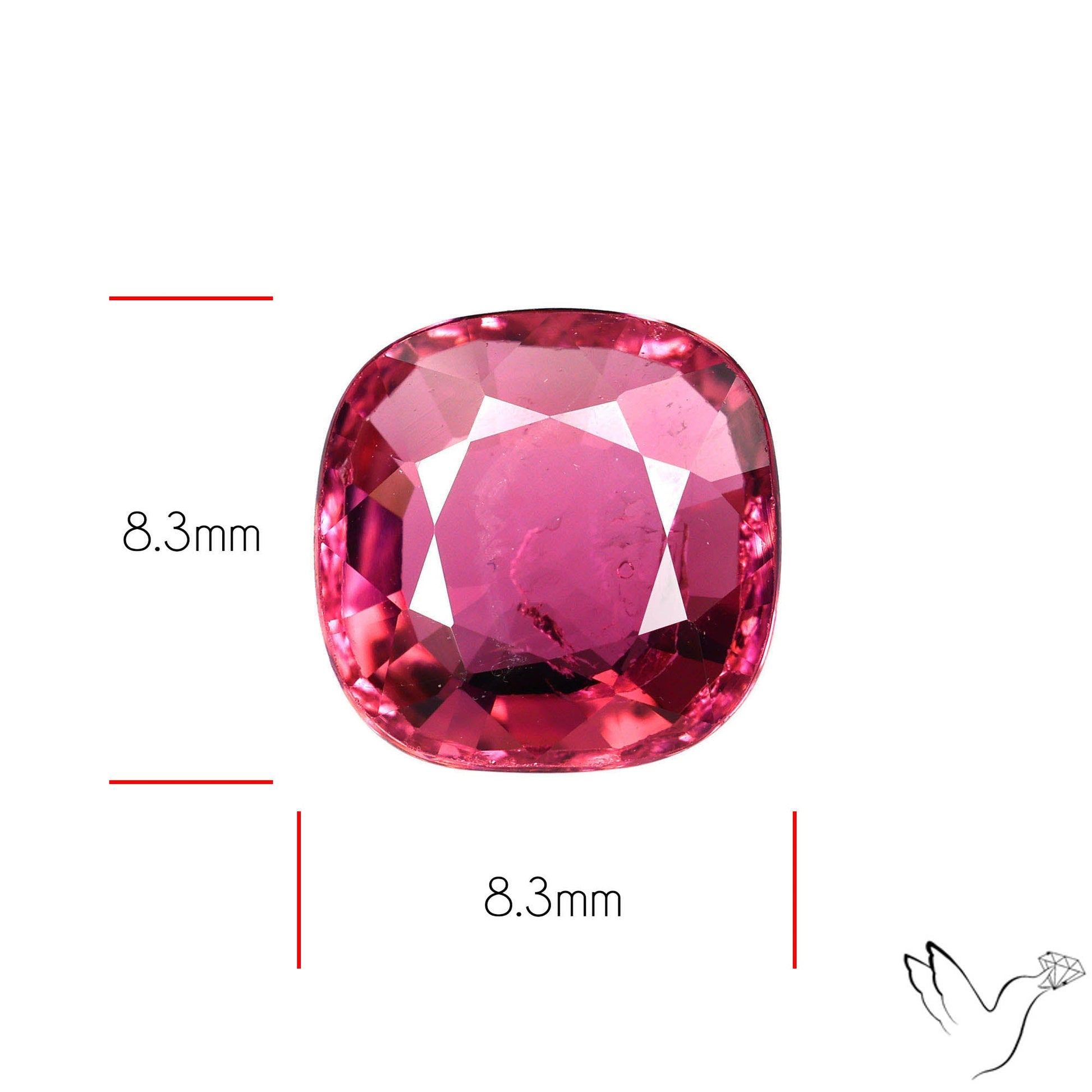 Natural Pink Tourmaline Faceted High Grade Rubellite