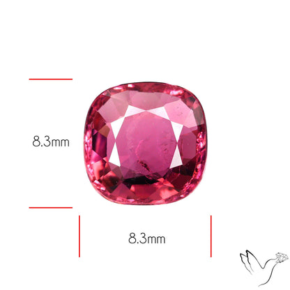 Natural Pink Tourmaline Faceted High Grade Rubellite