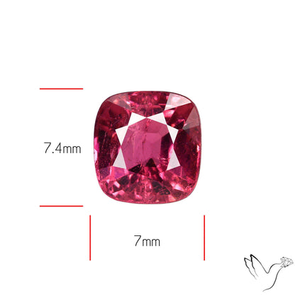 Natural Pink Tourmaline Faceted High Grade Rubellite