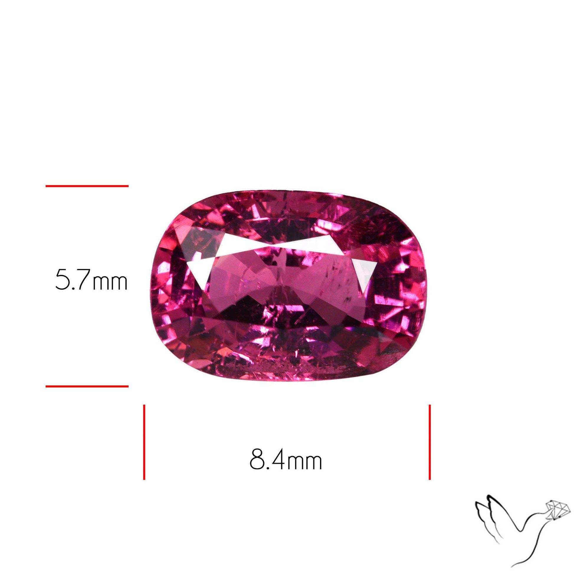 Natural Pink Tourmaline Faceted High Grade Rubellite