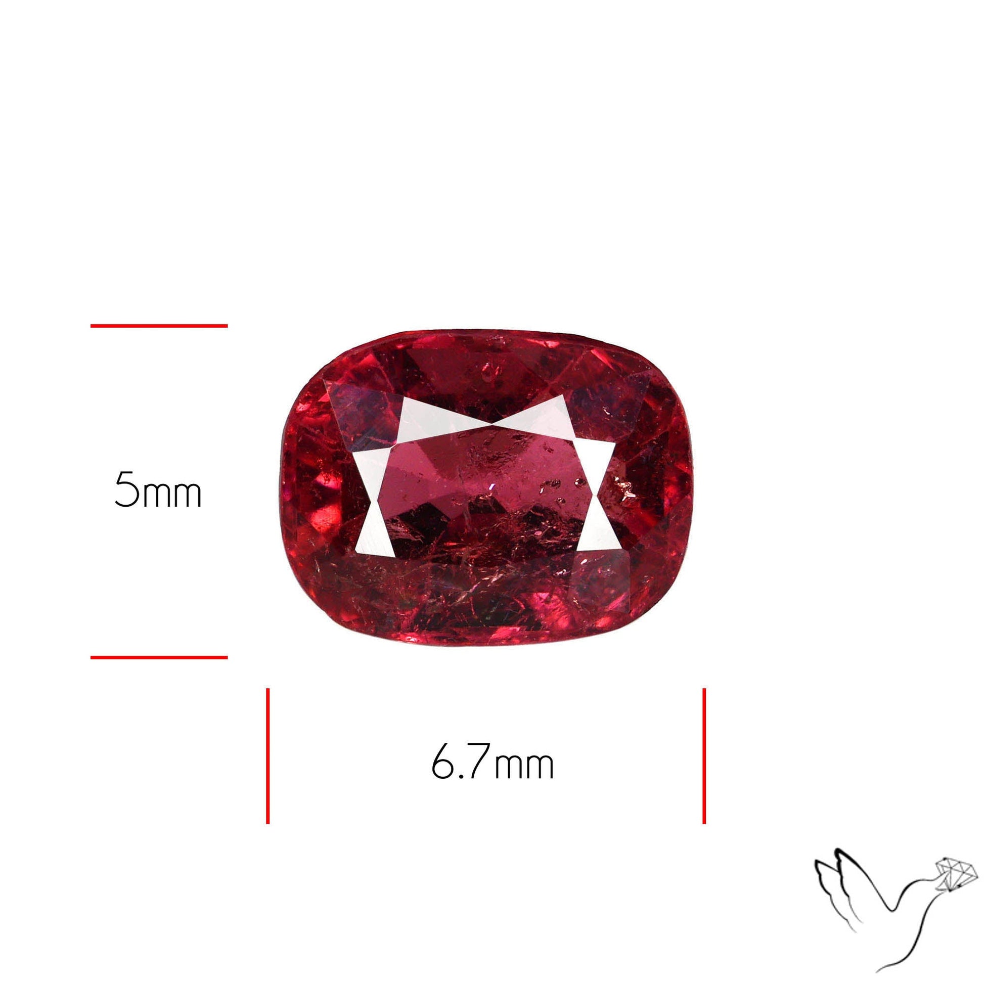 Natural Pink Tourmaline Faceted High Grade Rubellite