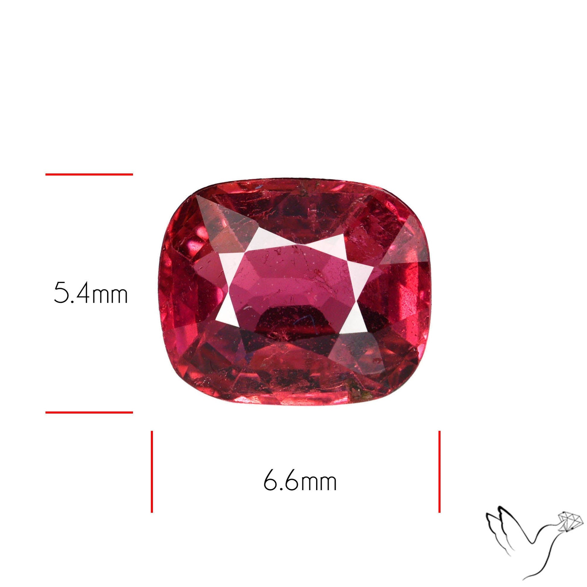 Natural Rubellite Pink Tourmaline Faceted High Grade