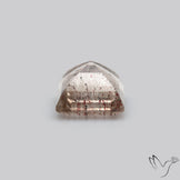 Lepidocrocite In Quartz Faceted