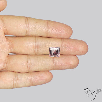 Lepidocrocite In Quartz Faceted