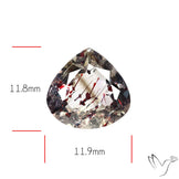 Lepidocrocite In Quartz Faceted