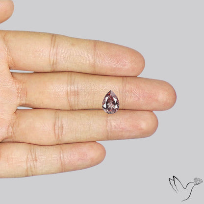 Lepidocrocite In Quartz Faceted