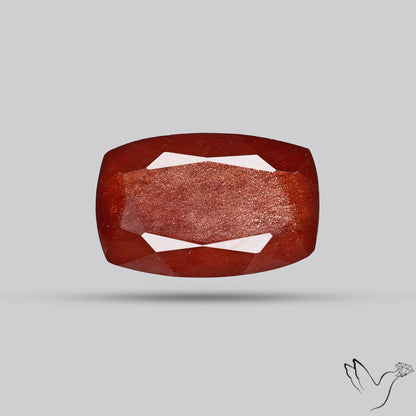 Deep Red Oregon Schiller Sunstone Faceted