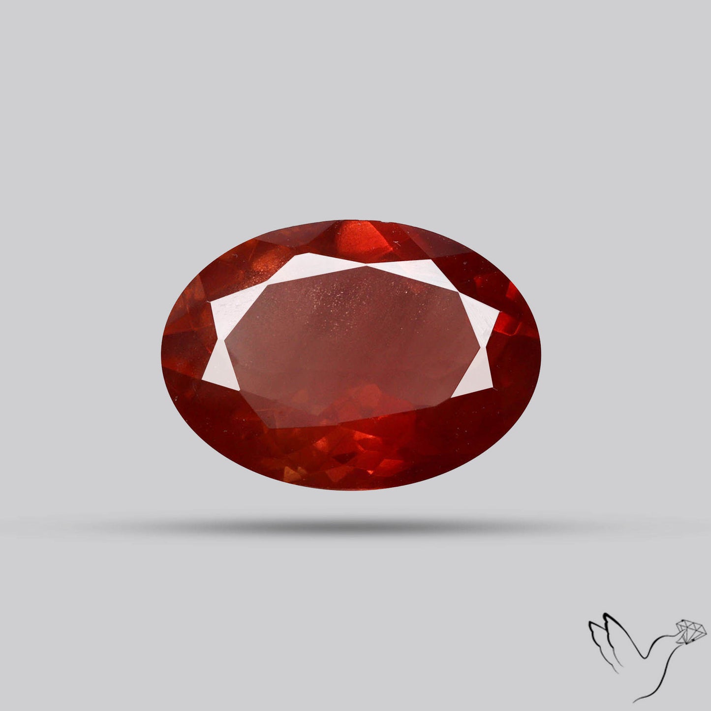 Deep Red Oregon Sunstone Faceted
