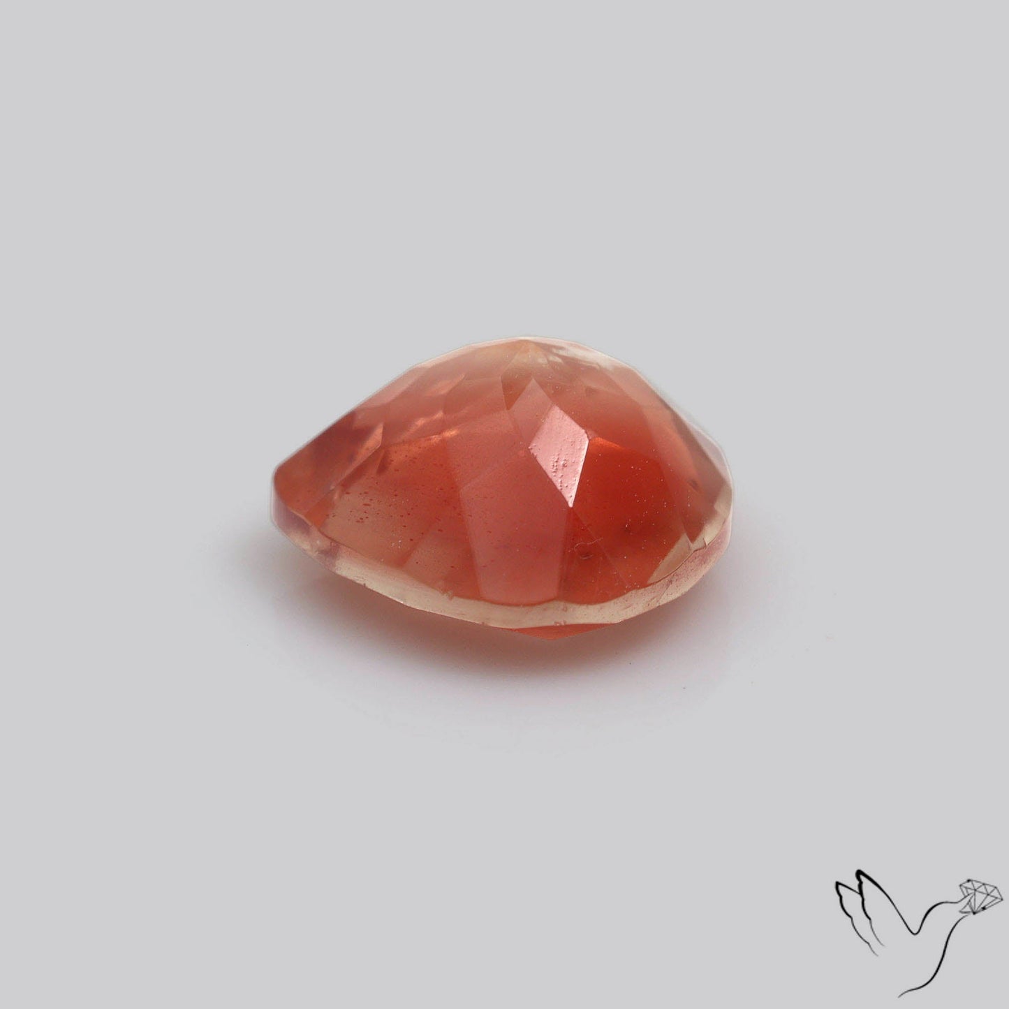 Deep Red Oregon Sunstone Faceted